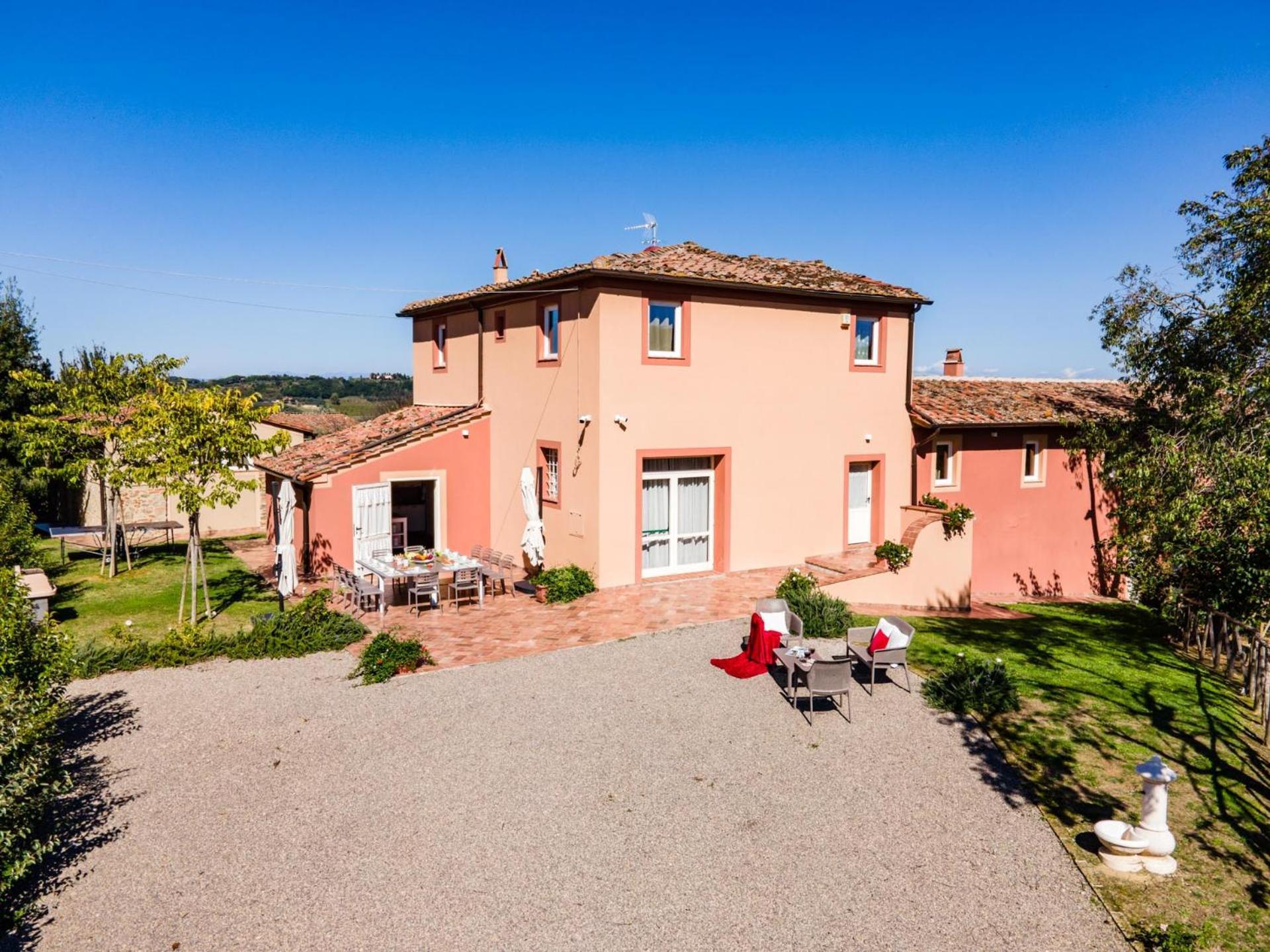 Gorgeous Villa Peccioli, With Private Pool, Ac, Wifi Legoli Exterior foto